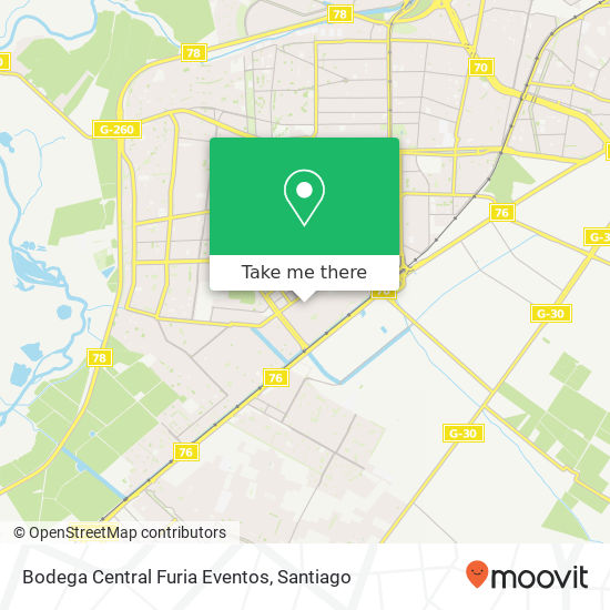Bodega Central Furia Eventos map