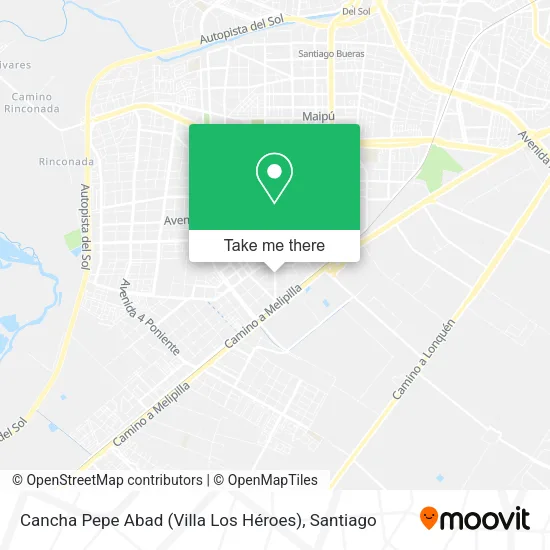 Mapa de Cancha Pepe Abad (Villa Los Héroes)