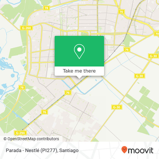 Parada - Nestlé (PI277) map