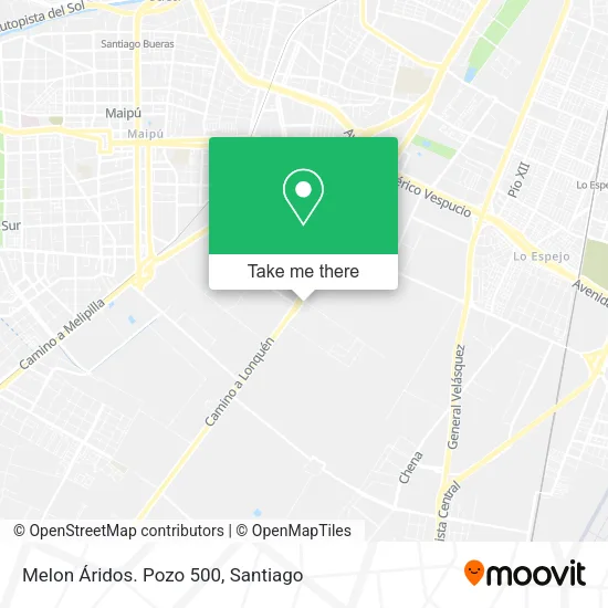 Melon Áridos. Pozo 500 map