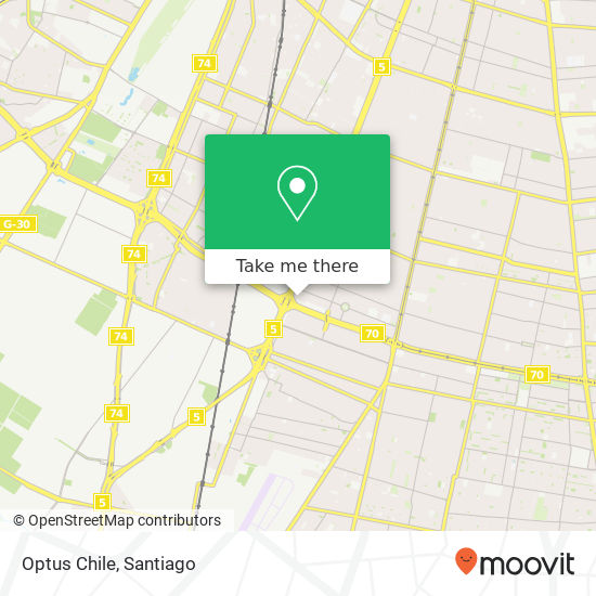 Optus Chile map
