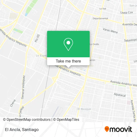 El Ancla map