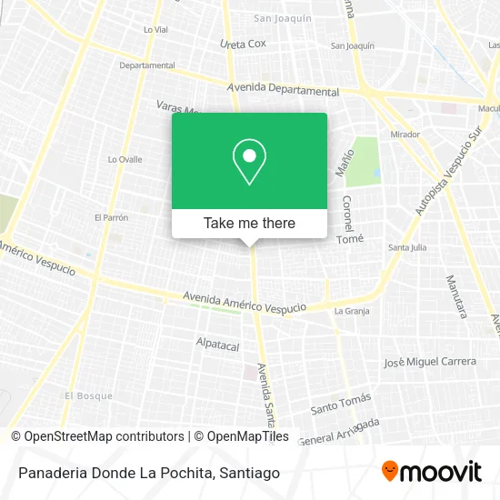 Panaderia Donde La Pochita map