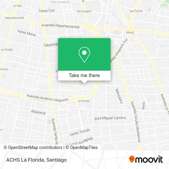 ACHS La Florida map
