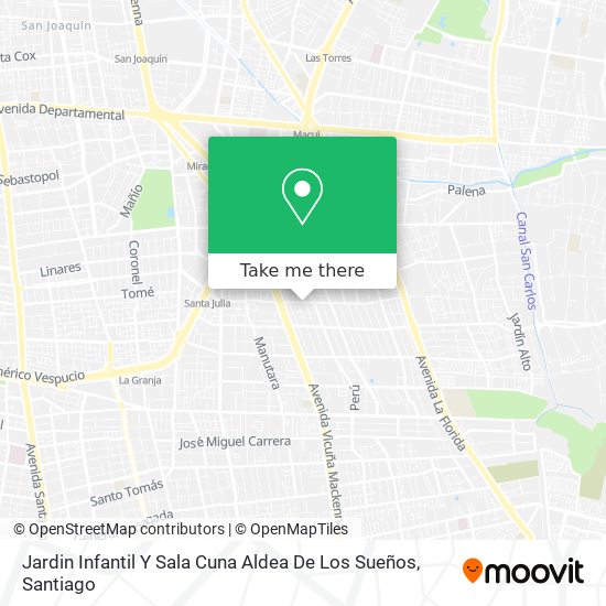 Jardin Infantil Y Sala Cuna Aldea De Los Sueños map