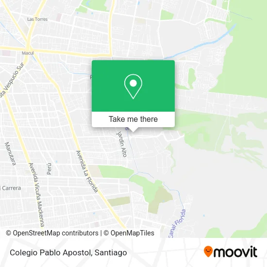 Colegio Pablo Apostol map
