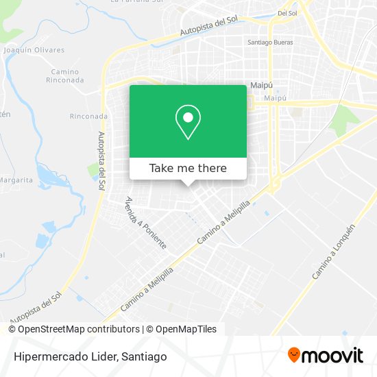 Hipermercado Lider map