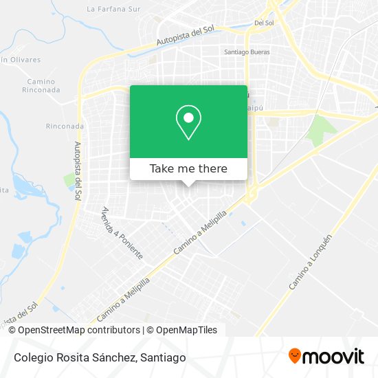 Colegio Rosita Sánchez map