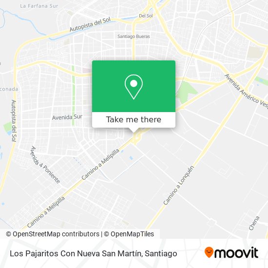 Los Pajaritos Con Nueva San Martín map