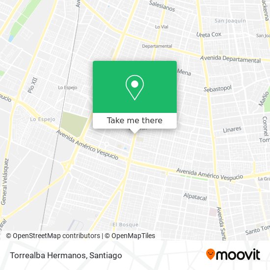 Torrealba Hermanos map