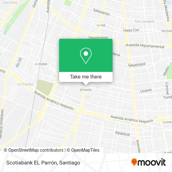 Scotiabank EL Parrón map
