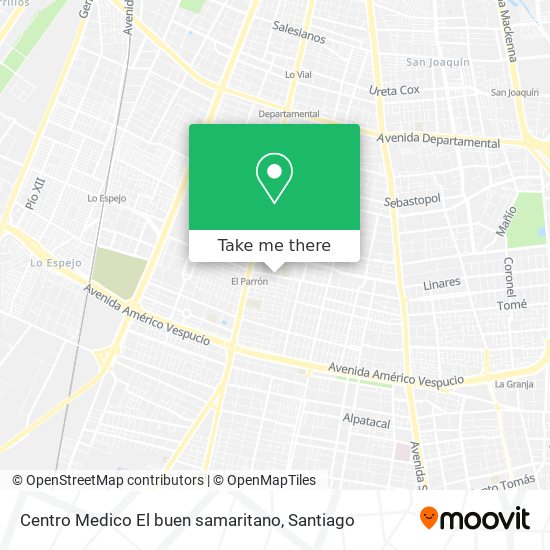 Centro Medico El buen samaritano map