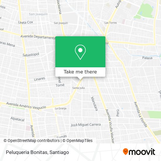 Peluqueria Bonitas map