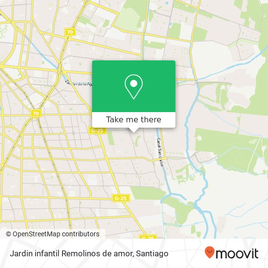 Jardin infantil Remolinos de amor map