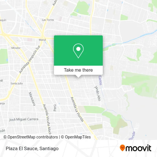 Plaza El Sauce map