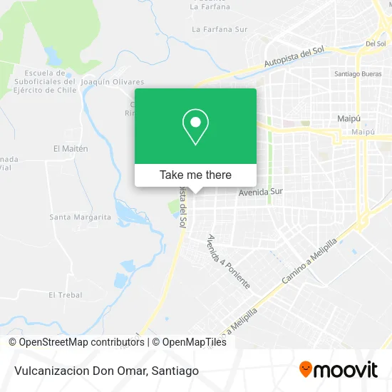 Vulcanizacion Don Omar map