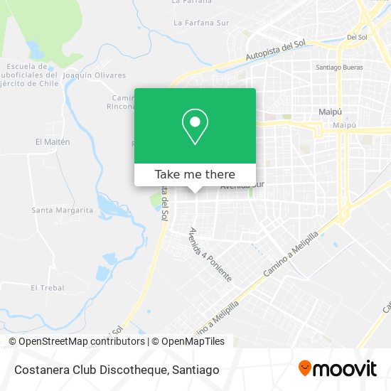 Costanera Club Discotheque map