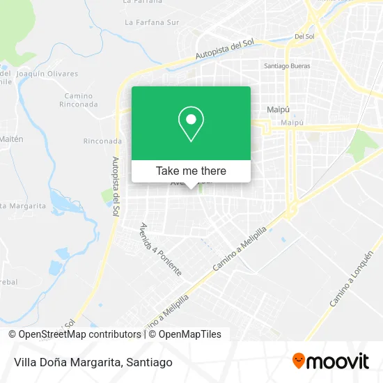 Villa Doña Margarita map