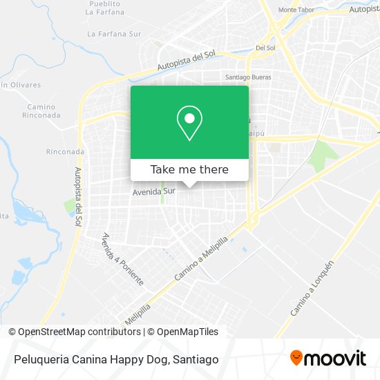 Peluqueria Canina Happy Dog map