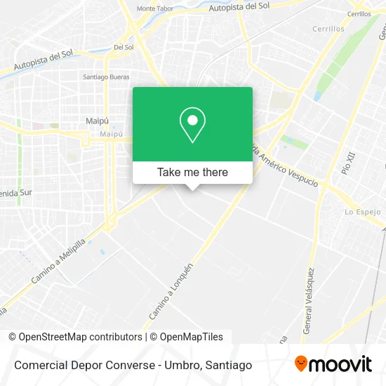 Comercial Depor Converse - Umbro map