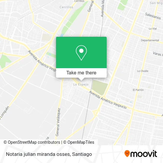 Notaria julian miranda osses map