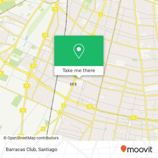 Barracas Club map
