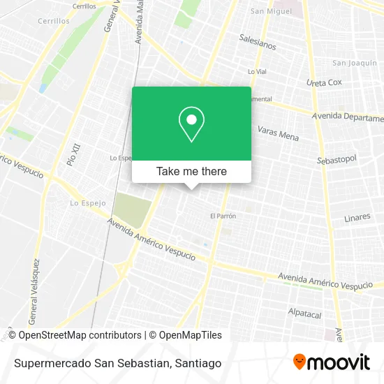 Supermercado San Sebastian map