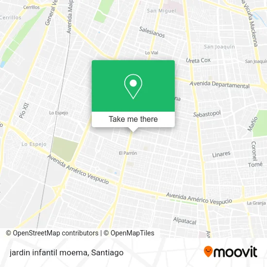 jardin infantil moema map