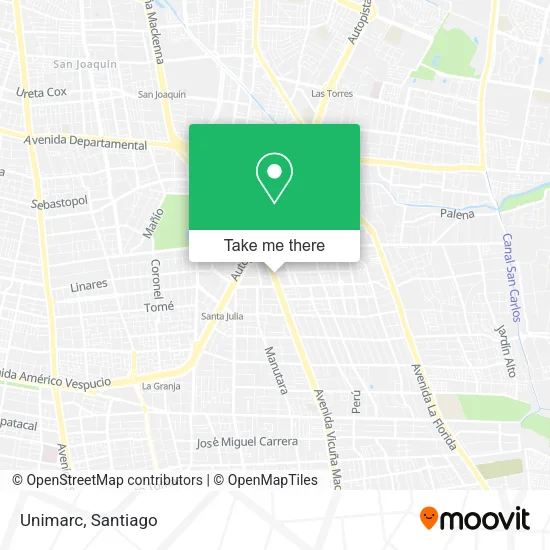 Unimarc map