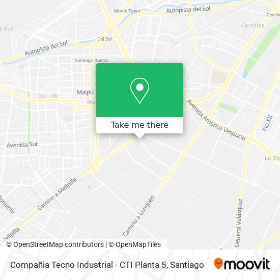 Compañia Tecno Industrial  - CTI Planta 5 map