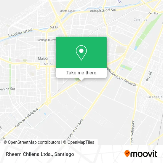 Rheem Chilena Ltda. map