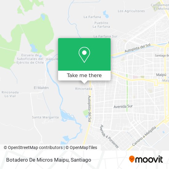 Botadero De Micros Maipu map