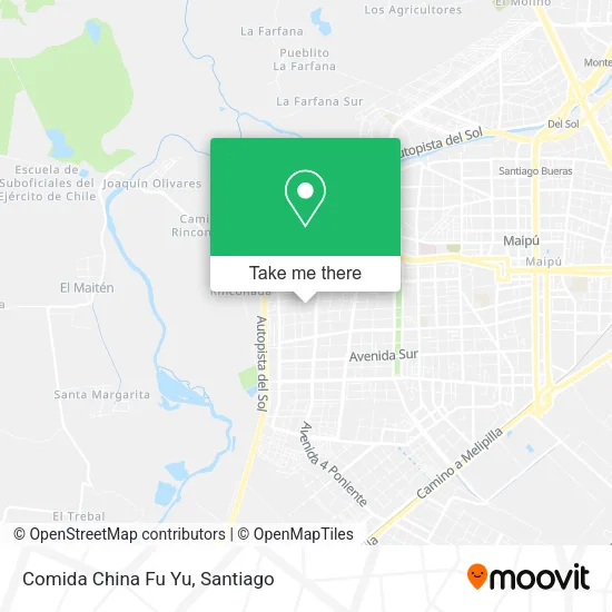 Comida China Fu Yu map