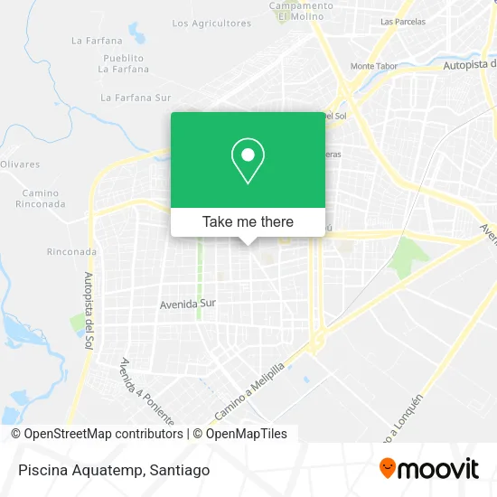 Piscina Aquatemp map