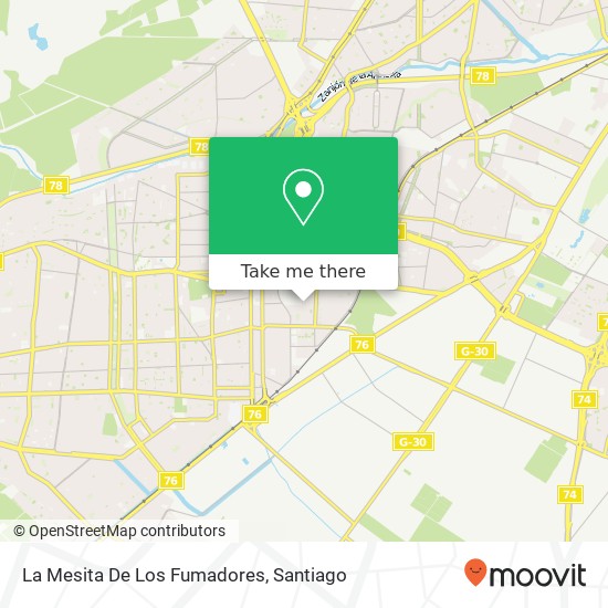 La Mesita De Los Fumadores map