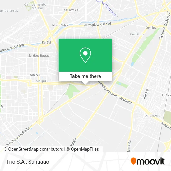 Trio S.A. map