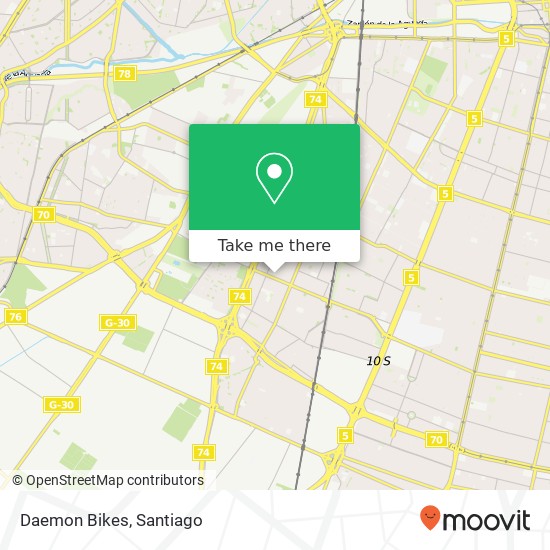 Mapa de Daemon Bikes