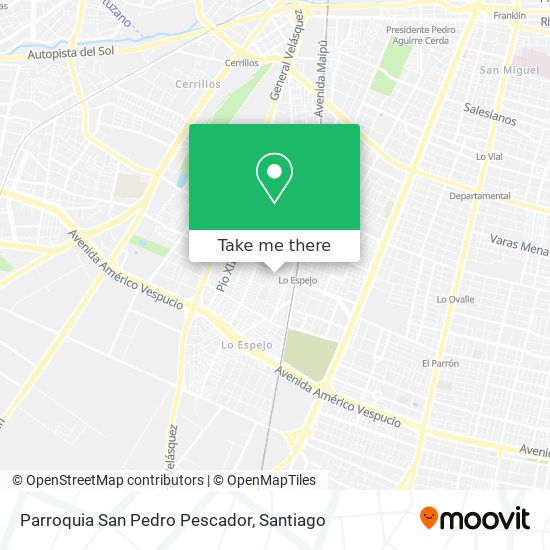 Parroquia San Pedro Pescador map