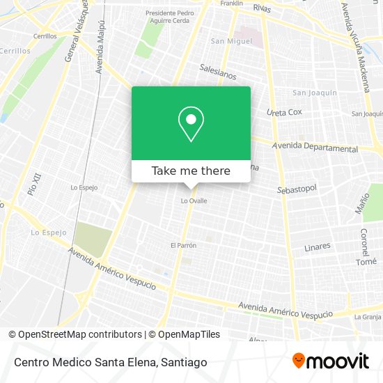 Centro Medico Santa Elena map