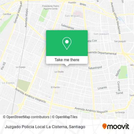 Juzgado Policia Local La Cisterna map