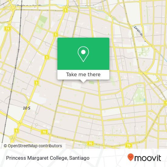 Princess Margaret College map