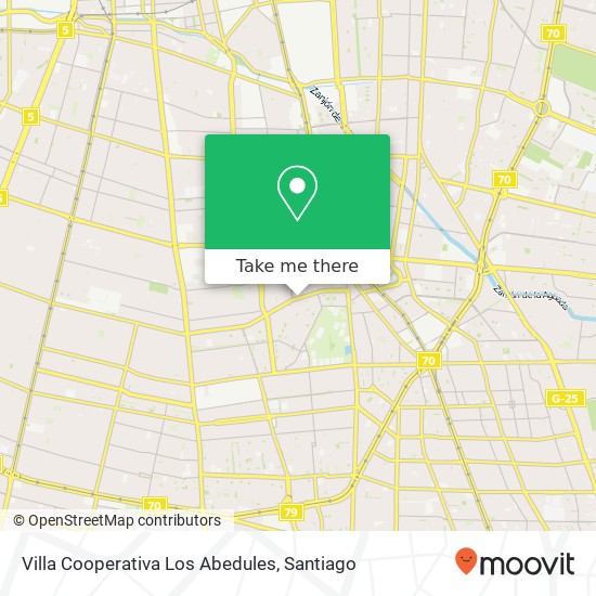 Villa Cooperativa Los Abedules map