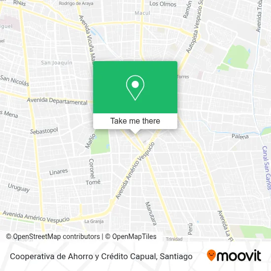 ¿Cómo llegar a Cooperativa de Ahorro y Crédito Capual en La Florida en ...