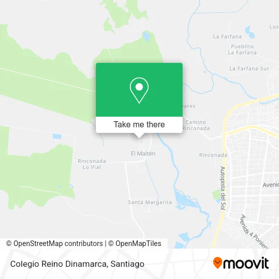 Colegio Reino Dinamarca map