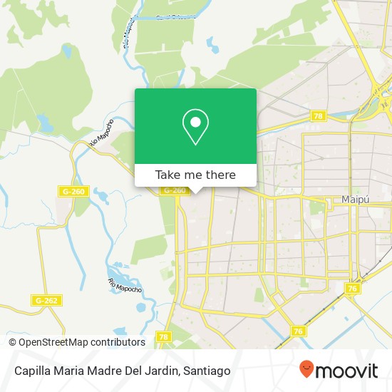 Mapa de Capilla Maria Madre Del Jardin