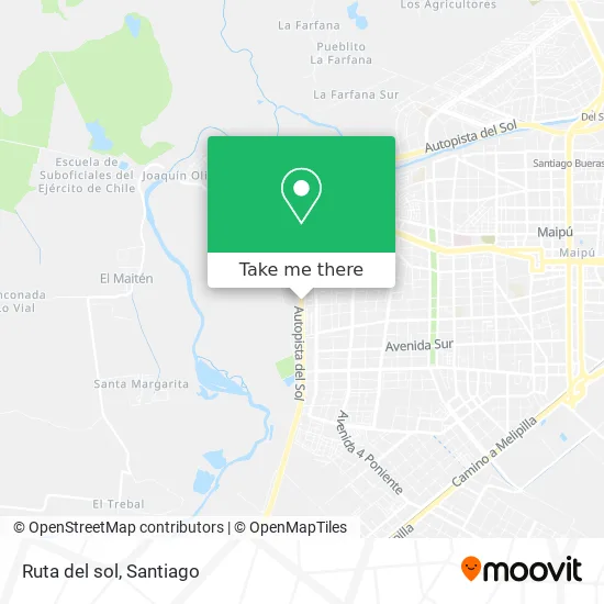 Ruta del sol map