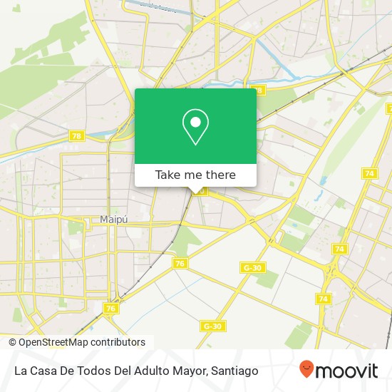 La Casa De Todos Del Adulto Mayor map