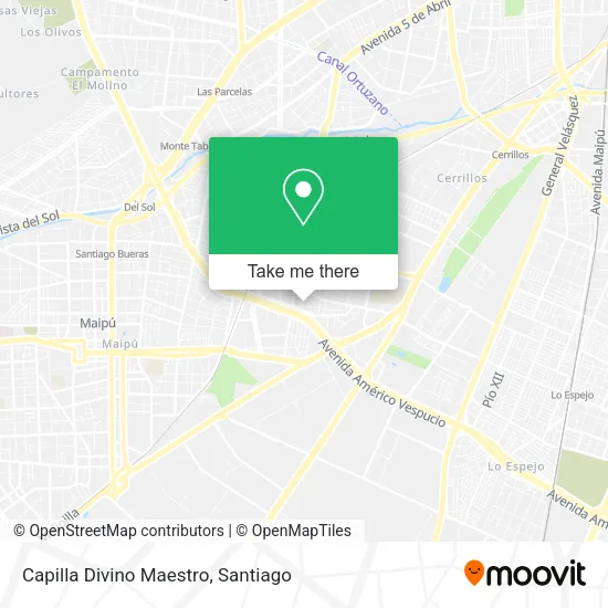 Capilla Divino Maestro map