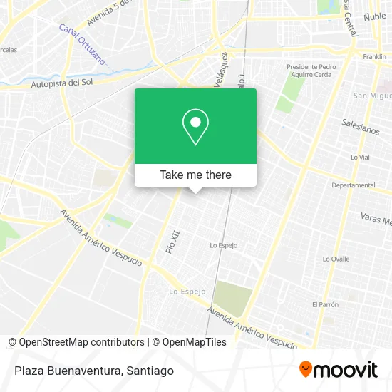 Plaza Buenaventura map