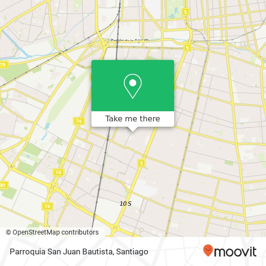 Mapa de Parroquia San Juan Bautista